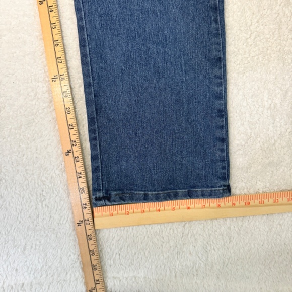 Lee Relaxed Fit Straight-Leg Jeans Petite Sz 16 - Picture 6 of 9